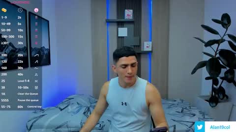 Snapshot of alan_nd_kevin chatting on September 13, 8:21 pm Alan  Kevin can we reach 100 thumbs up please guys  online show from September 13, 8:21 pm
