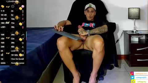 SANTI  independent model online show from February 22, 1:07 am