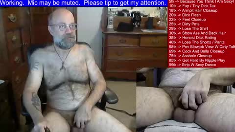 HairyDaddyBear69 online show from January 17, 1:47 am