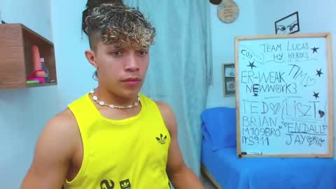 Lucas Luxx online show from October 27, 2:30 pm