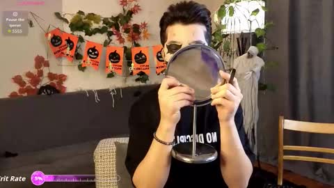 Snapshot of nudetension chatting on October 31, 9:45 am Maks online show from October 31, 9:45 am