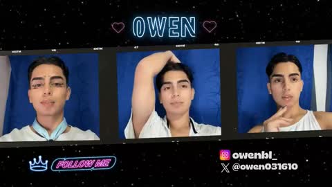 Snapshot of owenblue__ chatting on October 23, 7:23 am Owen Independent model online show from October 23, 7:23 am