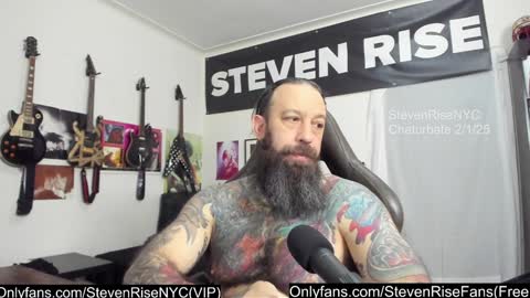 StevenRiseNYC online show from February 2, 2:56 pm