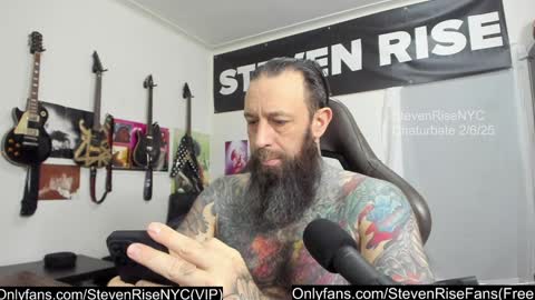 StevenRiseNYC online show from February 7, 1:01 pm