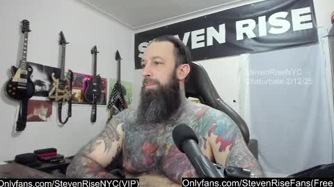 StevenRiseNYC online show from February 12, 1:27 pm
