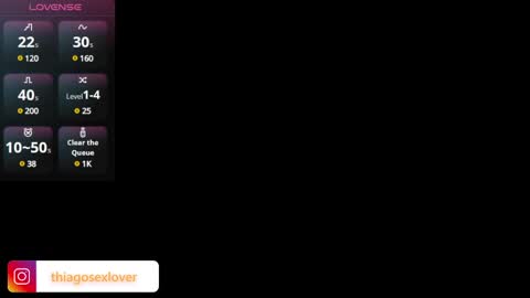 Thiago sexlover online show from February 10, 4:30 am