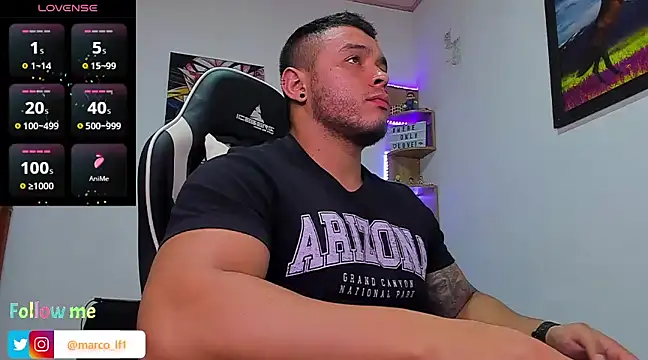 Marco diaz1 online show from January 12, 1:21 am