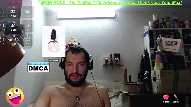 BISEXGOOD777 online show from March 3, 8:39 pm