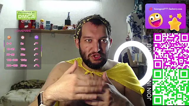 BISEXGOOD777 online show from October 11, 8:57 pm