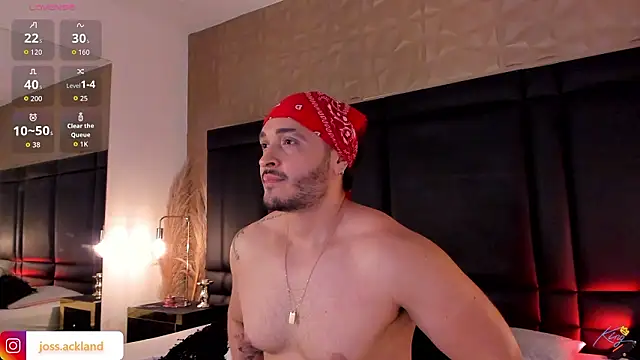 JossAckland online show from February 7, 8:25 pm