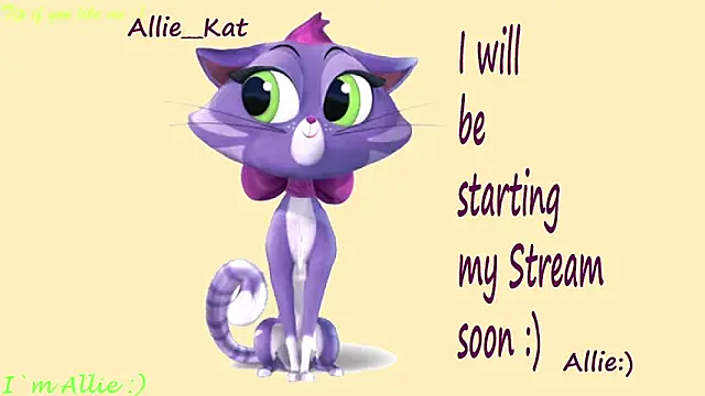 Allie Kat online show from June 6, 1:28 pm