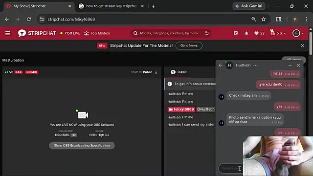 felixyt6969 online show from April 15, 11:21 am