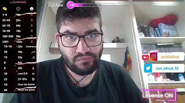 Javi 92 online show from January 8, 6:52 pm