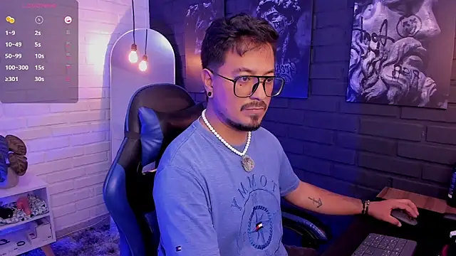 DaviidEvans  online show from May 19, 7:03 am